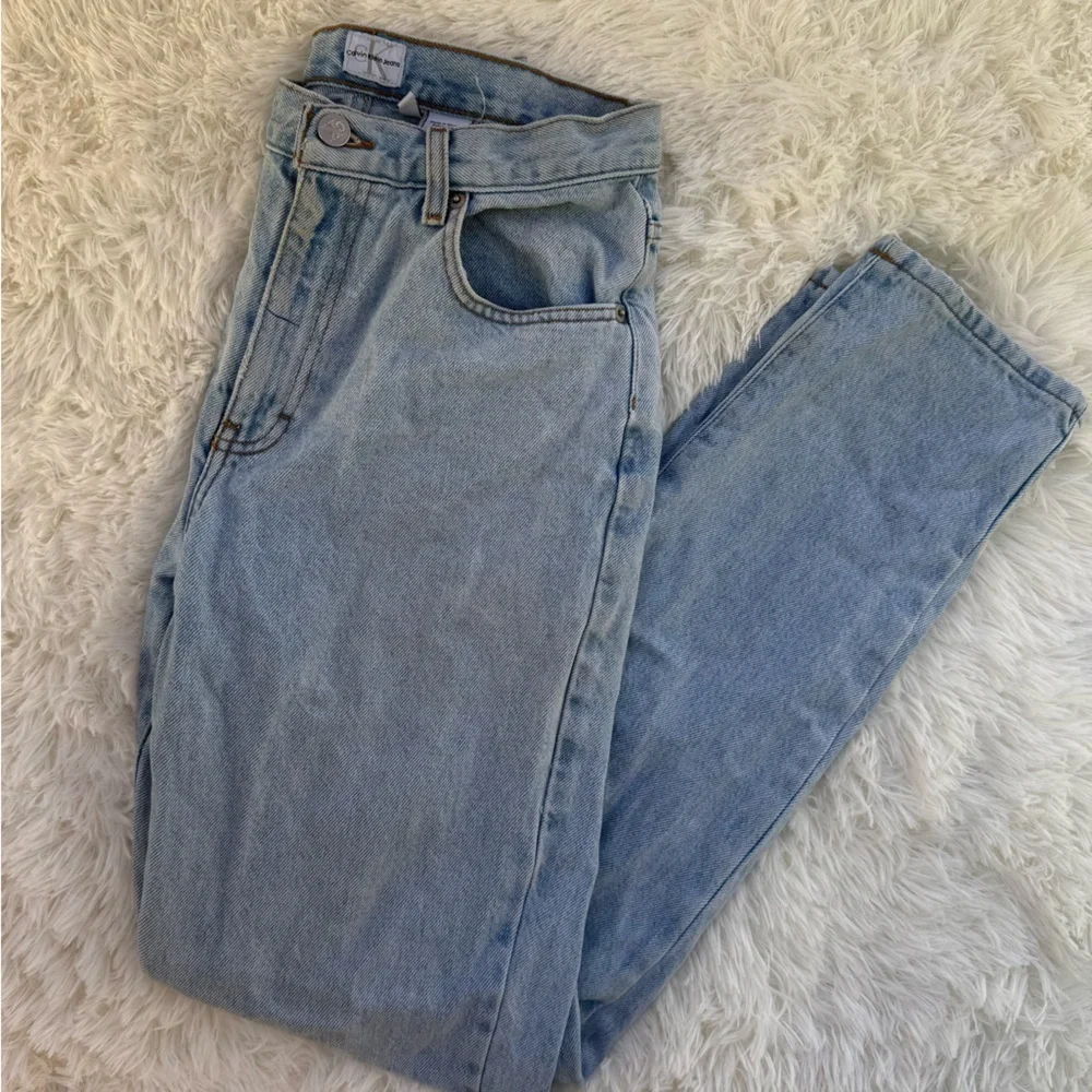 Calvin Klein Jeans Light Blue Denim High Waisted vintage - Picture 5 of 5